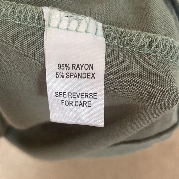 Moral Fiber green T-shirt medium - Picture 4 of 4